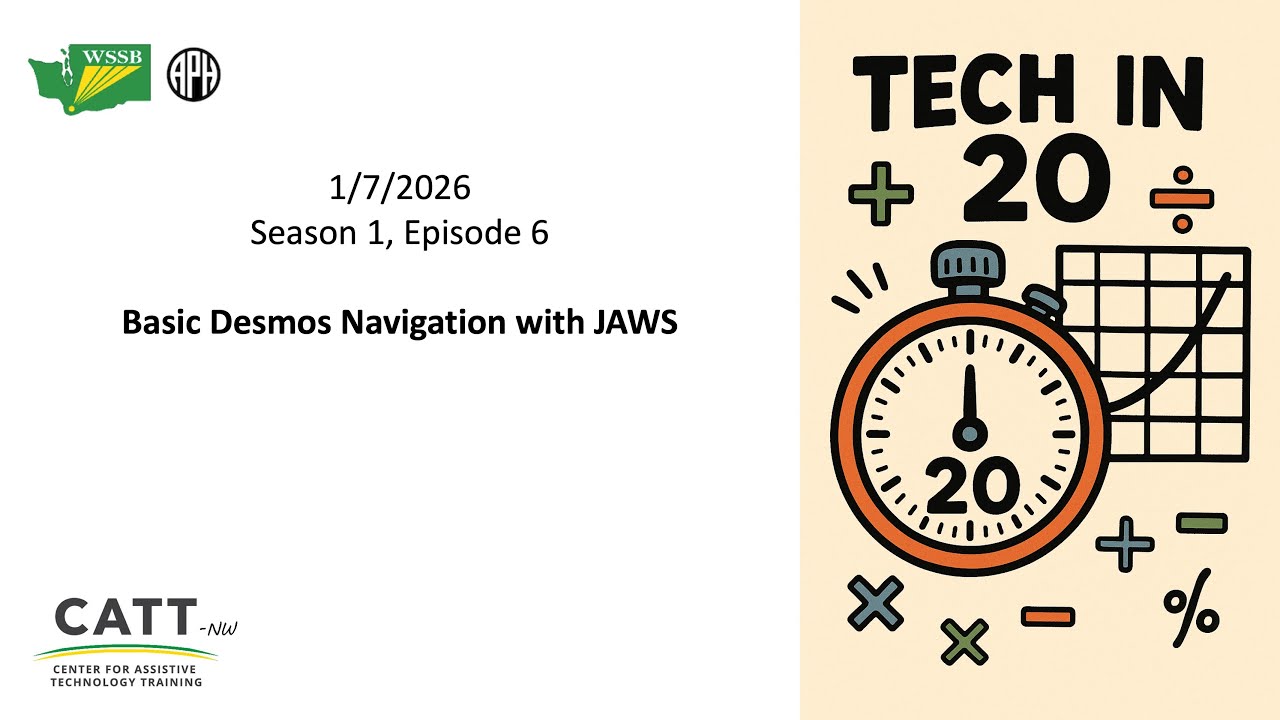 Basic Desmos Navigation With JAWS