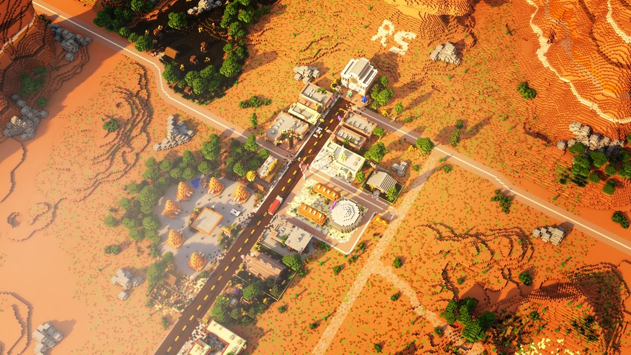 Minecraft Timelapse] Radiator Springs 