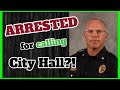 Innocent citizen tries to air his GRIEVANCES with City Manager. Gets ARRESTED for harassment?!