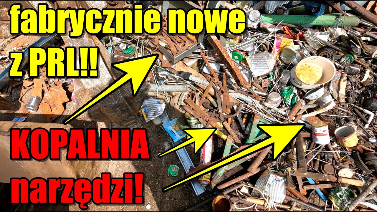 Padniesz! Kopalnia fabrycznie nowych narzędzi z PRL - stare, Polskie, nie zniszczalne i z metką!