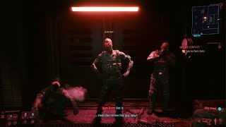 Cyberpunk 2077 What happens when you meet Dum Dum after helping him take down Militech