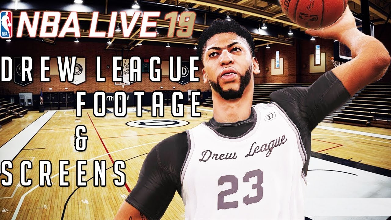 NBA LIVE 19 NEW IN GAME DREW LEAGUE FOOTAGE and SCREENSHOTS