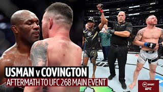'You can kiss later!' Usman v Covington 2 Aftermath: Respect between great foes!