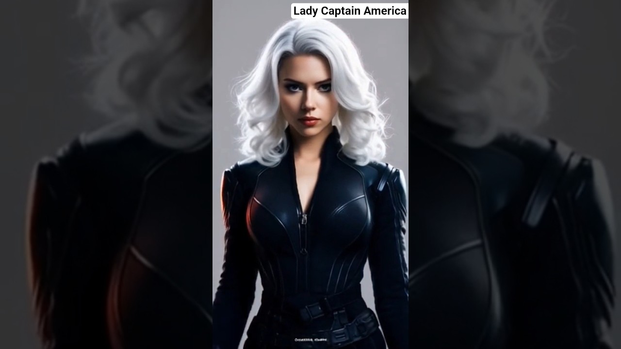 Lady Captain America and Natasha transformation 