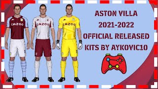 PES 2017|Aston Villa 2021-2022  Released Kits|by Aykovic10