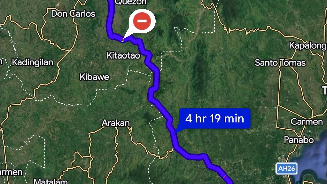 Bukidnon Road from Davao City