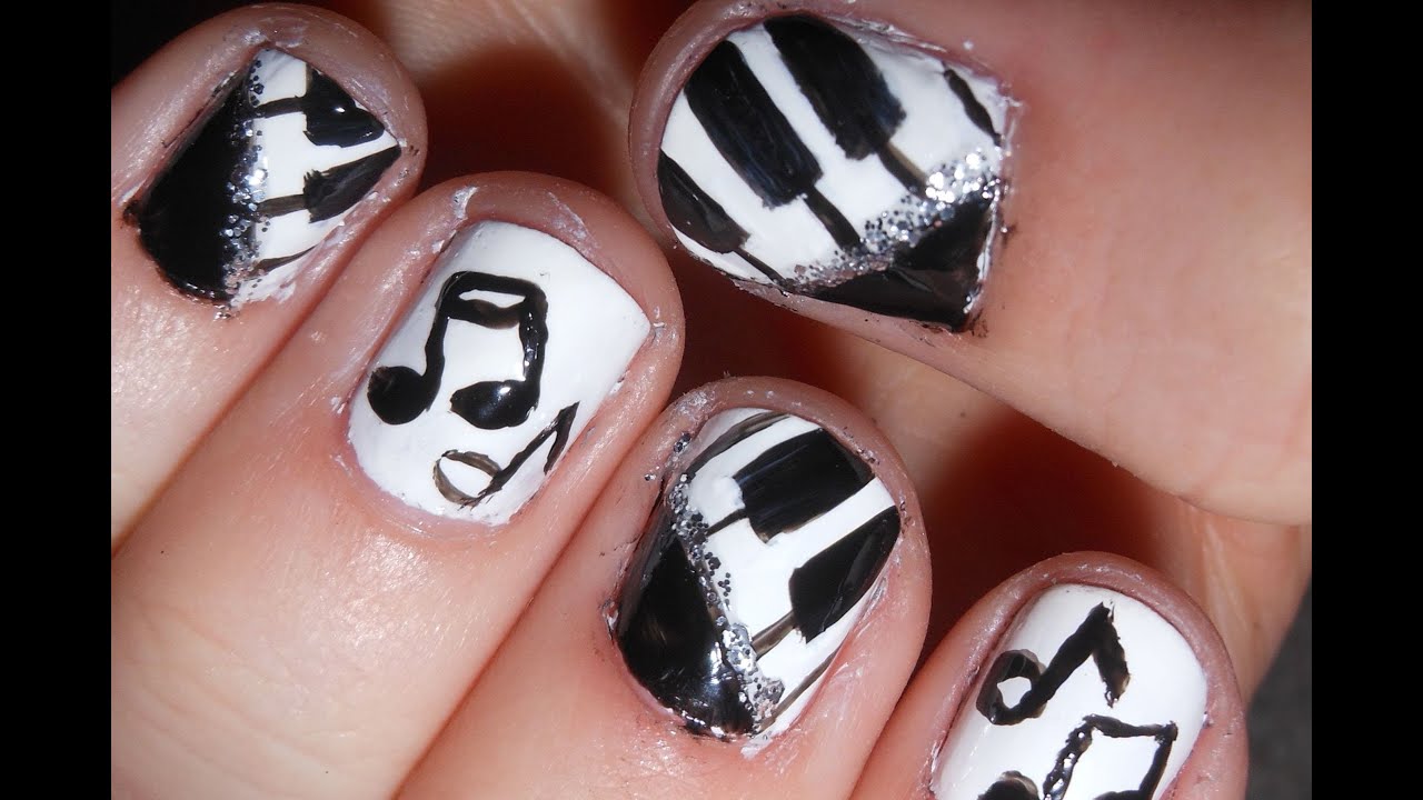 Piano Dell Themed Nail Art - wide 3