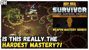The HARDEST Challenge?! Shredder Grenade Weapon Mastery Challenge! Deep Rock Galactic Survivors!