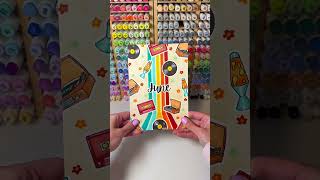 Pick my June bullet journal theme!!✨#bulletjournal #journaling #fyp #viral #foryou #junkjournal