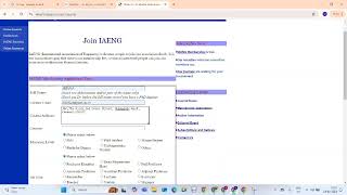IAENG membership registration full details