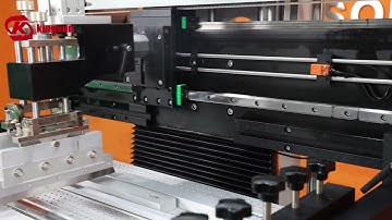 SEMI-AUTOMATIG SOLDER PASTE PRINTING MACHINE#smt #kingsun #manufacturing 。#smtfullline