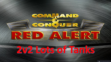 Command and Conquer Red Alert Remastered 2v2 (Great Game, Lots of tanks)