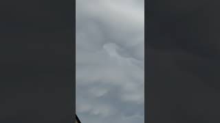 Bubble clouds are a sign…😳 #shorts #clouds #storm #tiktok #trending #fyp #tornado #scary