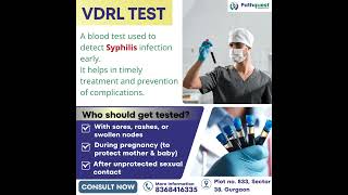 VDRL Test – Early Detection of Syphilis | Pathquest Diagnostics #vdrltest #syphilistreatment