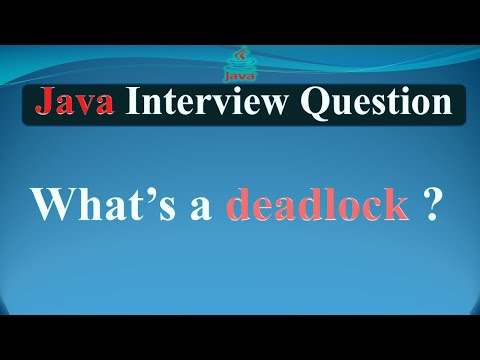 What’s a deadlock | JAVA INTERVIEW QUESTIONS AND ANSWERS