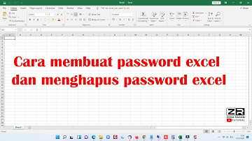 Cara membuat password excel dan menghapus password excel
