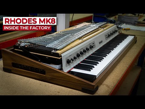 Фортепиано Rhodes Mk8: внутри фабрики