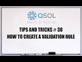 Salesforce: How To Create Validation Rules