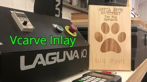 CNC VCarve Inlay // Laguna IQ // Aspire Demo