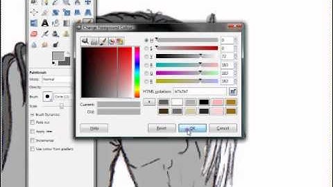 Colouring Lineart in GIMP 2.6.8