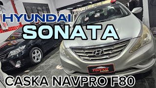 Central Multimidia Hyundai Sonata Caska Navpro F80, Tela Qled, Octacore 2Hz, Carplay e Android Auto