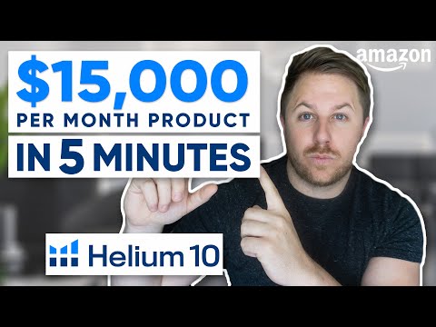 How To Find Amazon FBA Products Fast Using Helium10