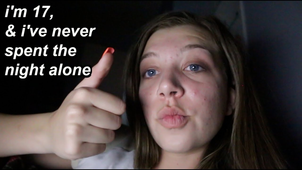 my first night staying home alone *vlog*