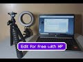 Edits for free using an hp laptop