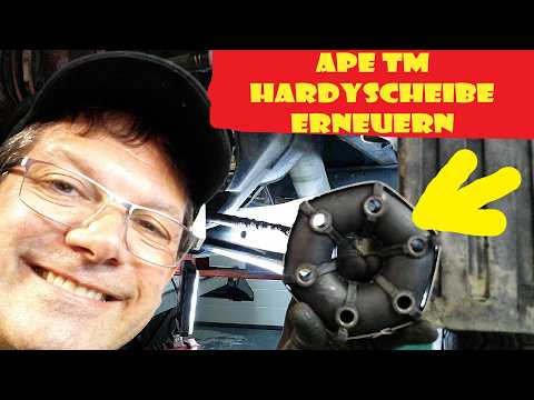 Piaggio Ape TM Hardyscheibe tauschen @ApeHarry 