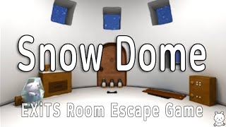 EXiTS Room Escape Game Snow Dome Walkthrough (NAKAYUBI) screenshot 3
