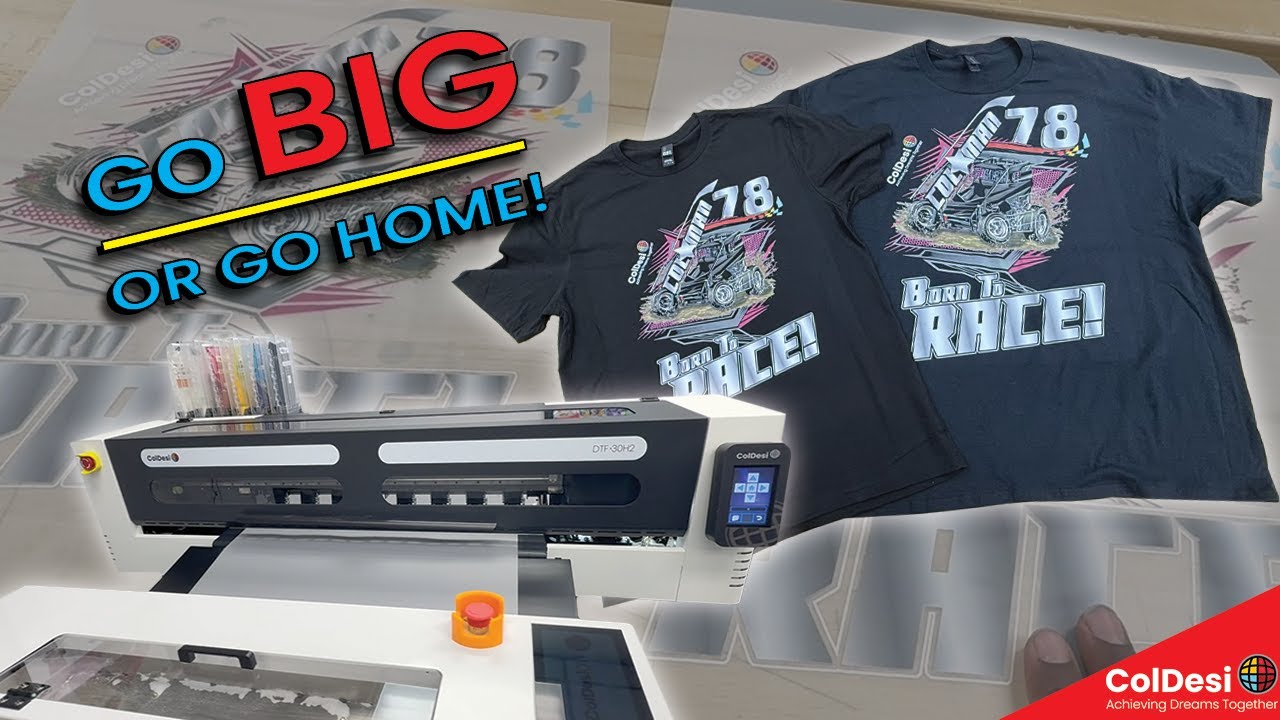 Creating XL Transfers with the ColDesi DTF 30H2 - YouTube