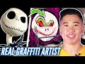 Graffiti Artist Tags A Wall in Graffiti Simulator • Spooky Edition
