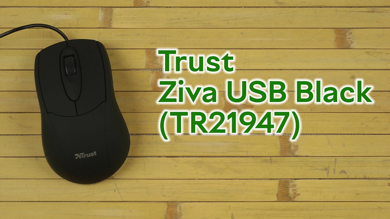 Розпаковка Trust Ziva USB Black (TR21947)