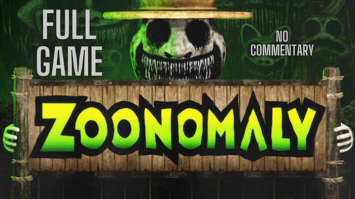 Zoonomaly | Full Game | Walkthrough | No Commentary