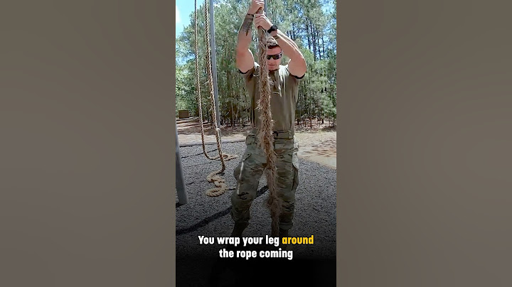 2 Main Ways to Climb a Rope