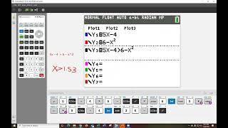 TI84 Calculator-Solving Linear Inequalities