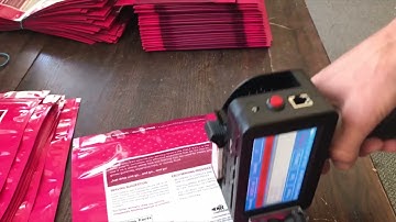 SNEED-JET Titan T6 Handheld Inkjet Printer Lot and Date Coding Pouches