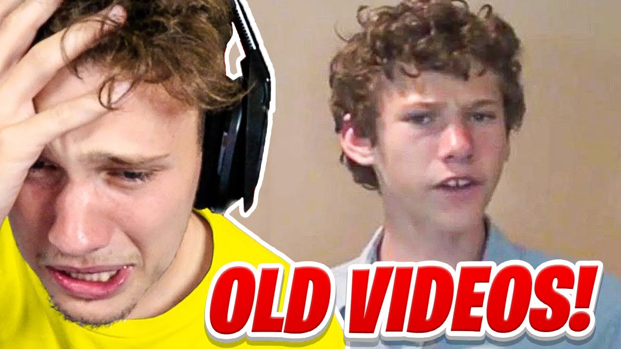 Reacting to my old YouTube videos *cringe* - YouTube