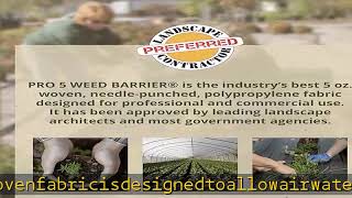 Dewitt Pro-5 Weed Barrier Woven Fabric, Professional and Commercial Use, 4' x 250'