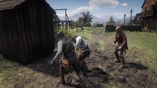Red dead Redemption 2brutal and funny moments.