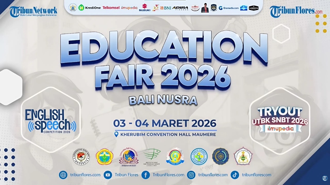 🔴LIVE: ENGLISH SPEECH COMPETITION - BALI NUSRA EDUCATION FAIR 2026 DAY 1