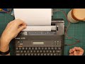 Hjalfi opens a Canon TypeStar 4 thermal typewriter