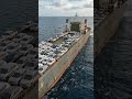 Car Carrier Ship Carrying Hundreds of Brand New Cars at Sea 🚢🚗 #Shorts
