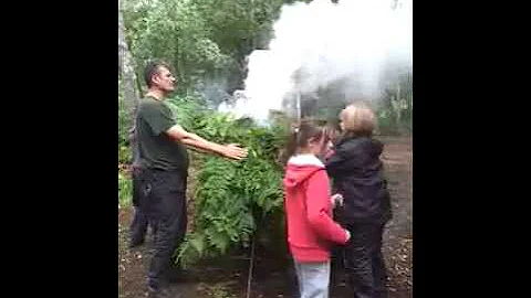 Smoke signal demonstration