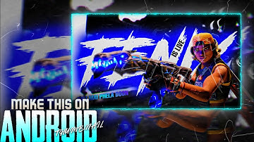 Make this cool Valorant Thumbnail on Android