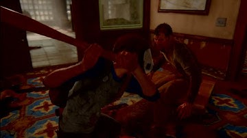 Hotel Lobby - Finding Strings Aggressive Gameplay TLOU 2 (Grounded)