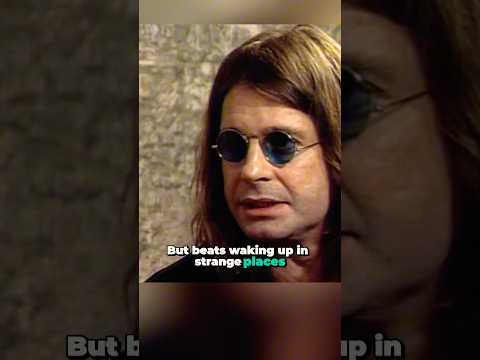 Ozzy Osbourne talking about getting sober after almost one year clean.