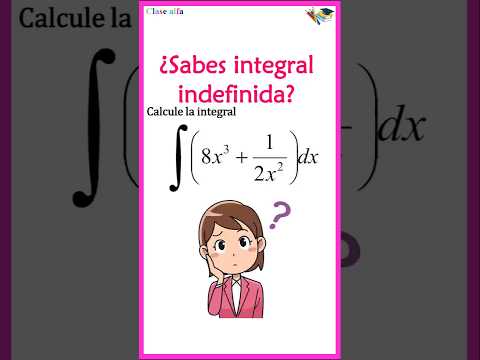 Integral indefinida. Ejercicio
