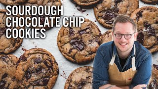 Sourdough Chocolate Chip Cookies - The Boy Who Bakes
