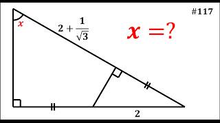 Solve This Triangle With 2 Equal Segments | Geometry #117